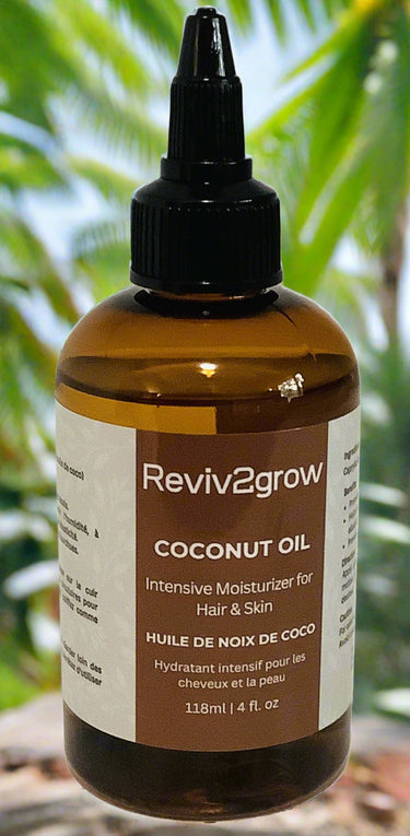 REVIV2GROW Natural Hair oils -Coconut Oil (4oz), Sareya Beauty Supply Store in Calgary Alberta
